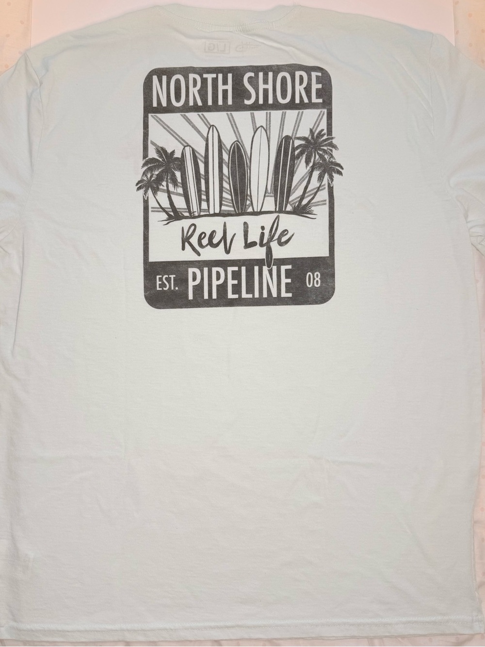 💐 Reel Life Light Blue Short Sleeve T-Shirt